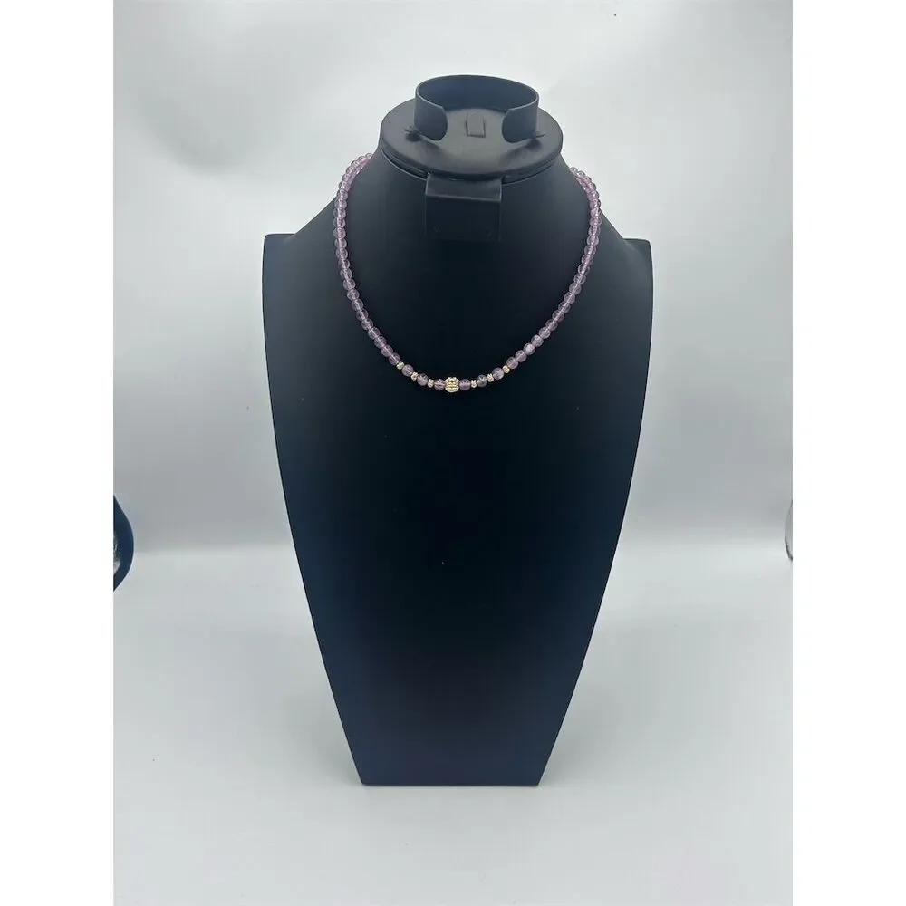Avon Vintage Multicolor Beaded Necklace with Gold Tone Accents